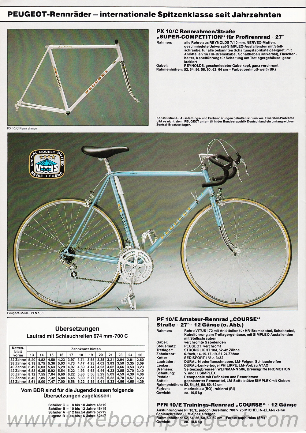 Peugeot 1981 Germany Brochure